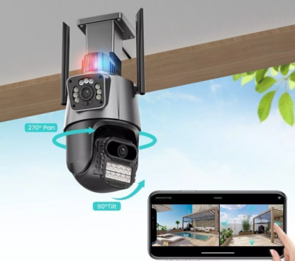 Icsee Wifi Kamera Dupla 360 - Image 2